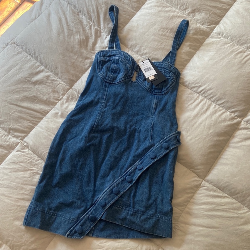 Brand new denim dress